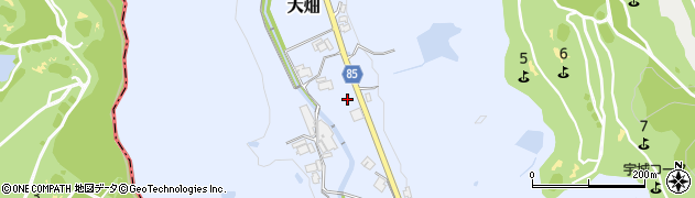 兵庫県加東市大畑周辺の地図