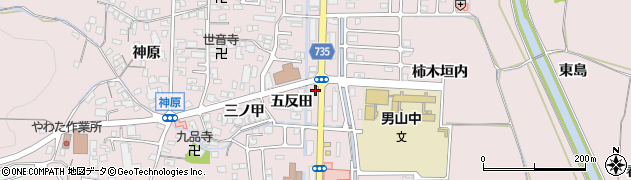 京都府八幡市八幡（五反田）周辺の地図