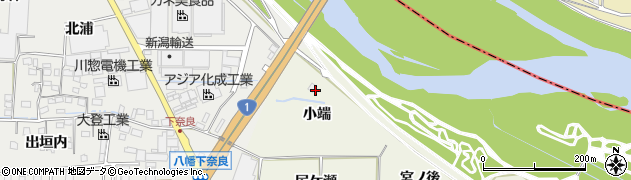 京都府八幡市上奈良小端周辺の地図