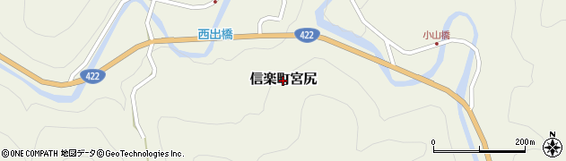 滋賀県甲賀市信楽町宮尻周辺の地図
