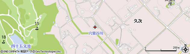 兵庫県三木市口吉川町久次547周辺の地図