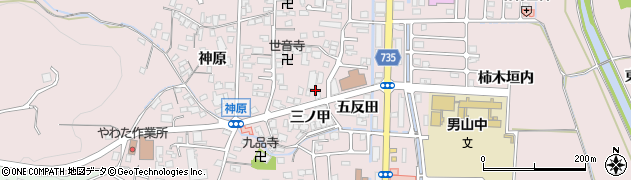 京都府八幡市八幡（三ノ甲）周辺の地図