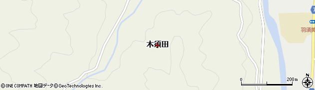 島根県邑南町（邑智郡）木須田周辺の地図