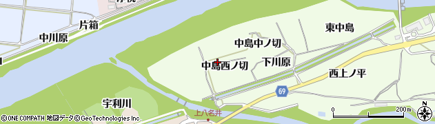 愛知県新城市一鍬田（中島西ノ切）周辺の地図