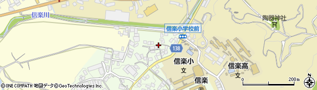 滋賀県甲賀市信楽町江田976周辺の地図