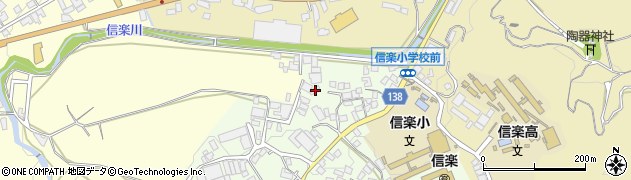 滋賀県甲賀市信楽町江田910周辺の地図