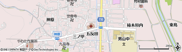 京都府八幡市八幡五反田5周辺の地図