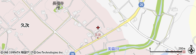 兵庫県三木市口吉川町久次6周辺の地図