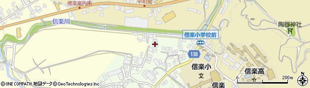 滋賀県甲賀市信楽町江田979周辺の地図