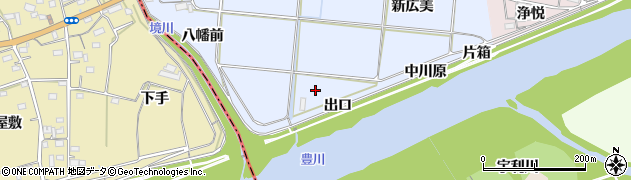 愛知県新城市川田（新広美）周辺の地図