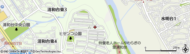 清和台住宅団地１９号棟周辺の地図