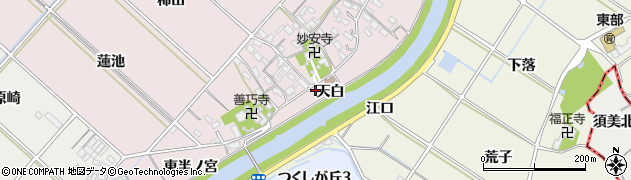 愛知県西尾市上永良町天白19周辺の地図