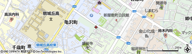 愛知県西尾市新屋敷町187周辺の地図