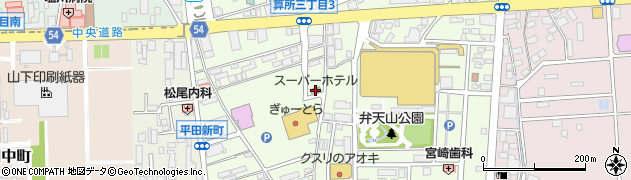 スーパーホテル鈴鹿周辺の地図