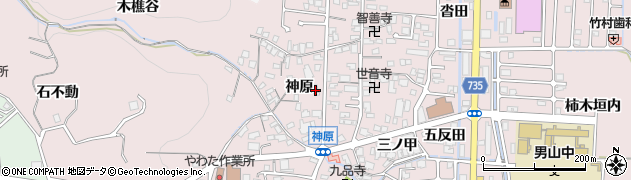 京都府八幡市八幡神原109周辺の地図