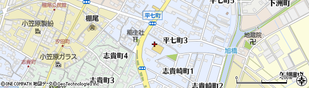愛知県碧南市平七町3丁目周辺の地図