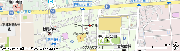 三重県鈴鹿市算所周辺の地図