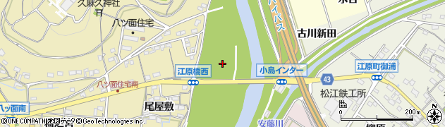 愛知県西尾市八ツ面町下川畑周辺の地図