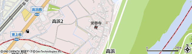 常春寺周辺の地図