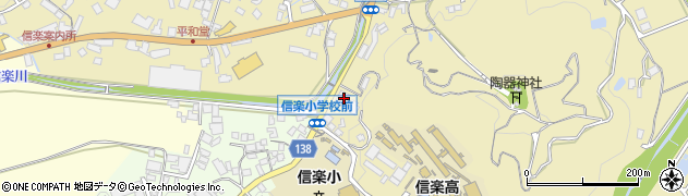 滋賀県甲賀市信楽町長野504周辺の地図