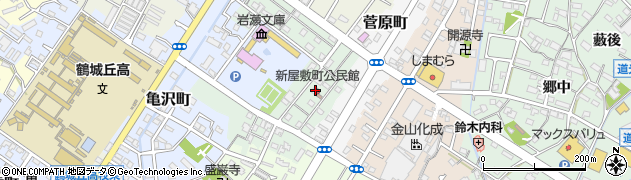 愛知県西尾市新屋敷町119周辺の地図