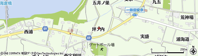 愛知県新城市一鍬田（坪ノ内）周辺の地図