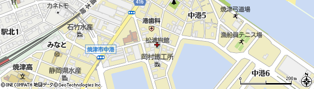 松浦旅館周辺の地図