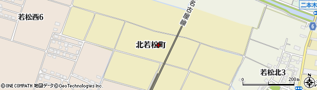 三重県鈴鹿市北若松町周辺の地図
