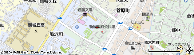 愛知県西尾市新屋敷町122周辺の地図