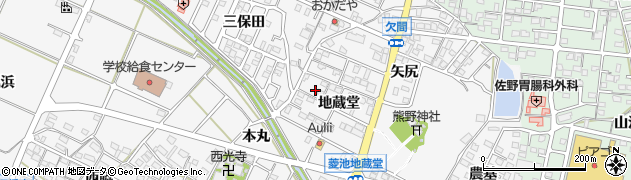 愛知県額田郡幸田町菱池地蔵堂67周辺の地図