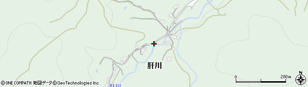 兵庫県川辺郡猪名川町肝川川端343周辺の地図