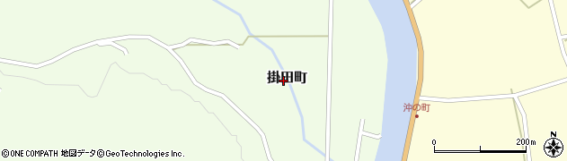 広島県庄原市掛田町周辺の地図