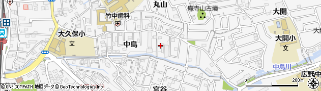 京都府宇治市広野町中島18周辺の地図