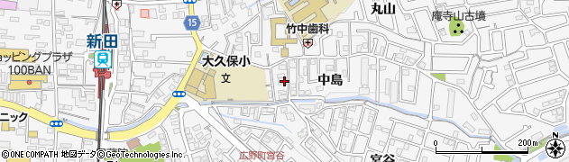 京都府宇治市広野町中島12周辺の地図