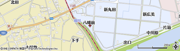 愛知県新城市川田（八幡前）周辺の地図