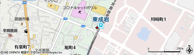 東成岩駅周辺の地図