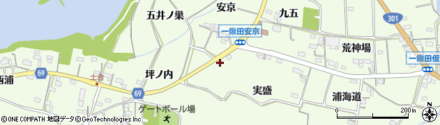 愛知県新城市一鍬田（堂ノ前）周辺の地図
