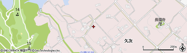 兵庫県三木市口吉川町久次1306周辺の地図