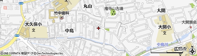 京都府宇治市広野町中島25周辺の地図