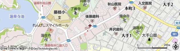 しずおか焼津信用金庫藤枝中央支店周辺の地図
