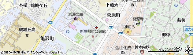 愛知県西尾市新屋敷町113周辺の地図