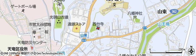 西台寺周辺の地図