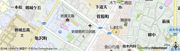 愛知県西尾市新屋敷町35周辺の地図