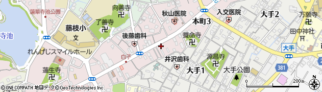 村友洋装店周辺の地図