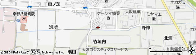 京都第一交通株式会社　八幡営業所周辺の地図
