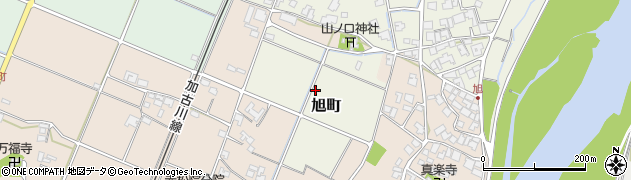 兵庫県小野市旭町周辺の地図