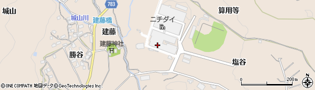 京都府綴喜郡宇治田原町禅定寺塩谷周辺の地図