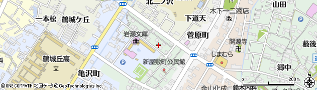 愛知県西尾市新屋敷町108周辺の地図