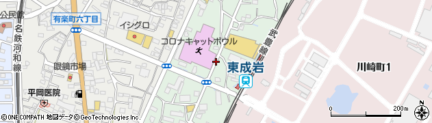 愛知県半田市旭町周辺の地図