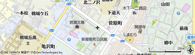 愛知県西尾市新屋敷町41周辺の地図